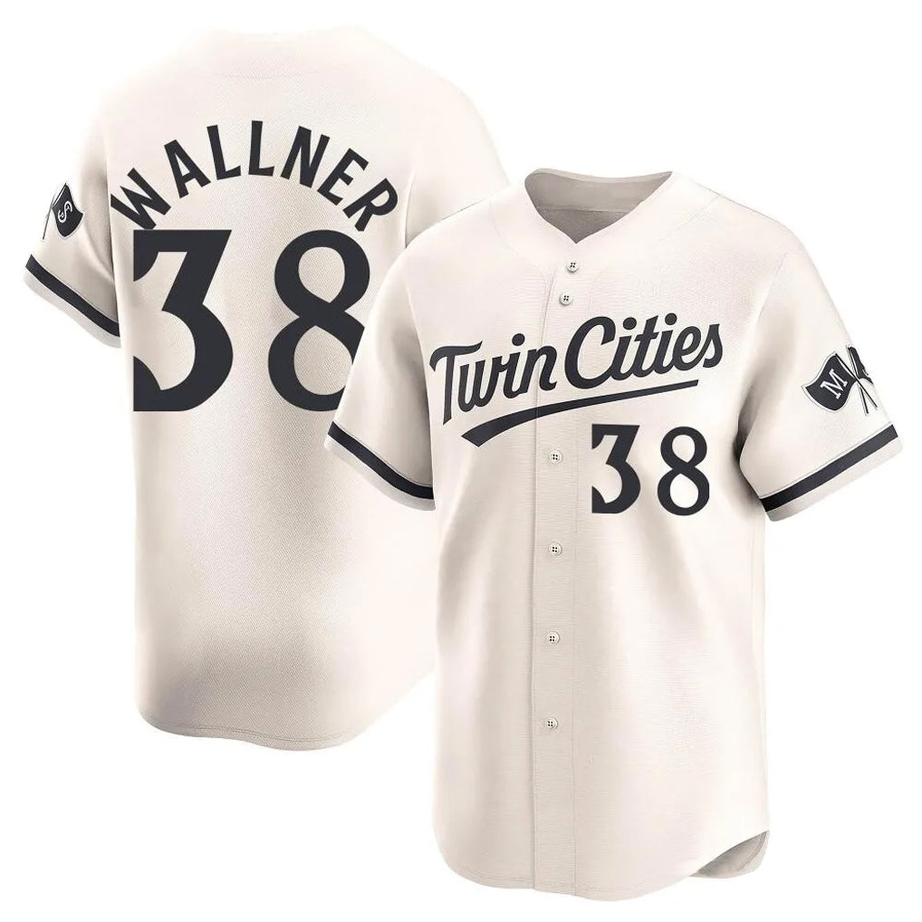 STECN M.Twins #38 Matt Wallner Player Cream Home Limited Stitched Jerseys