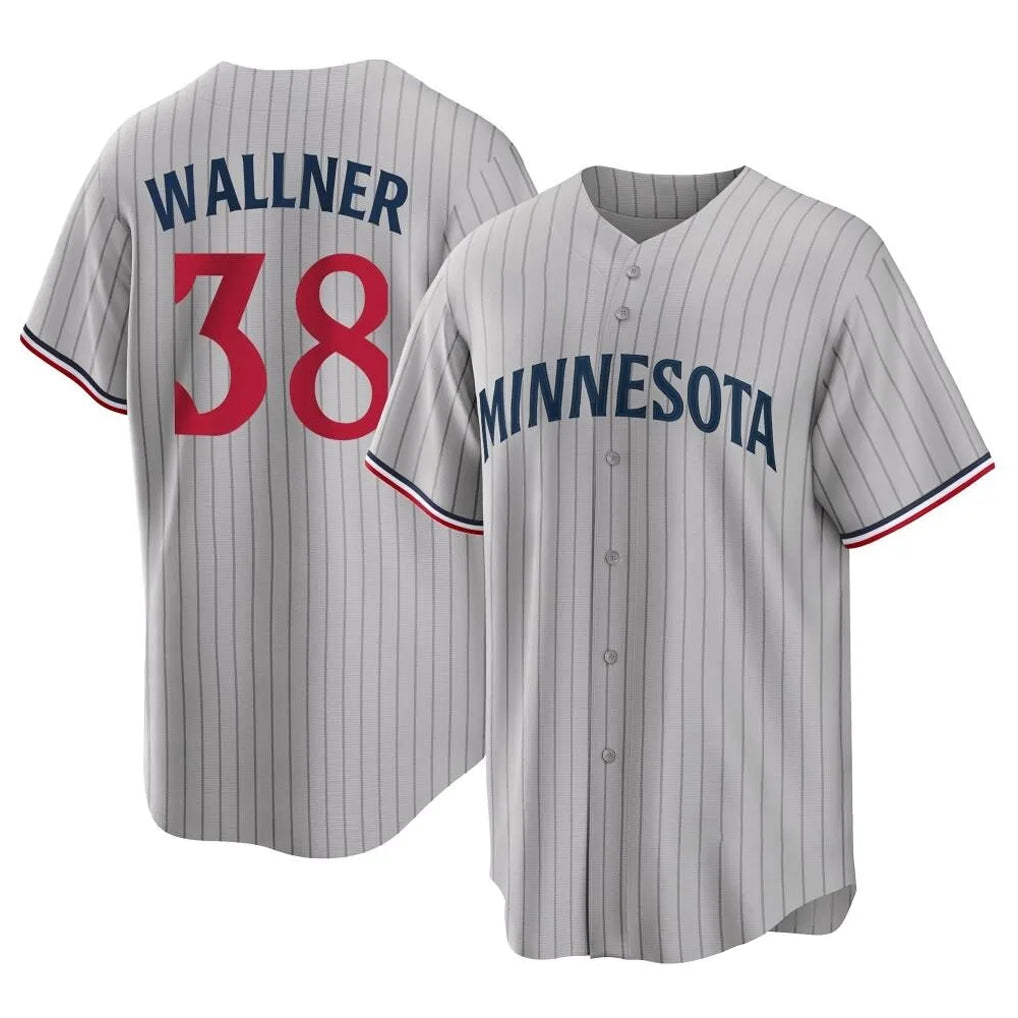 STECN M.Twins #38 Matt Wallner Player Gray Game Limited Home Stitched Jerseys