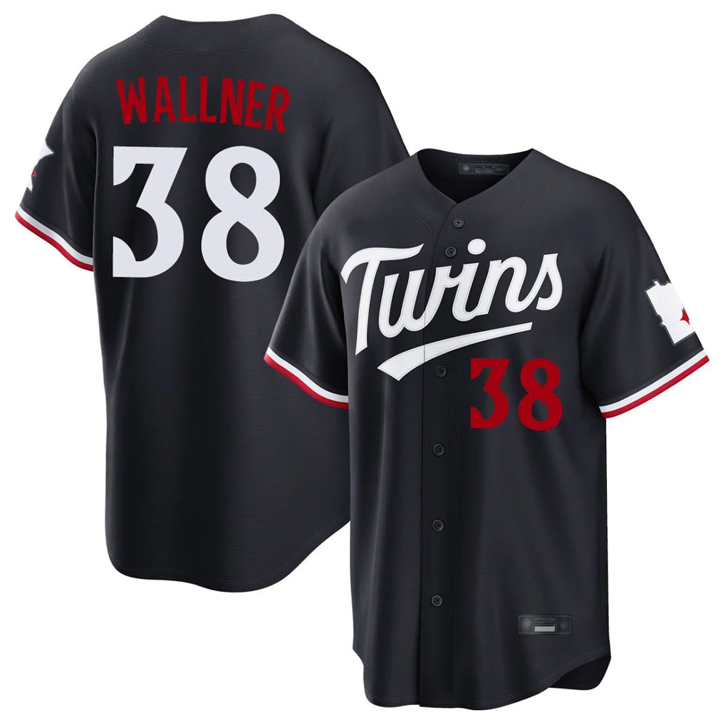 STECN M.Twins #38 Matt Wallner Player Navy Home Game Stitched Jerseys