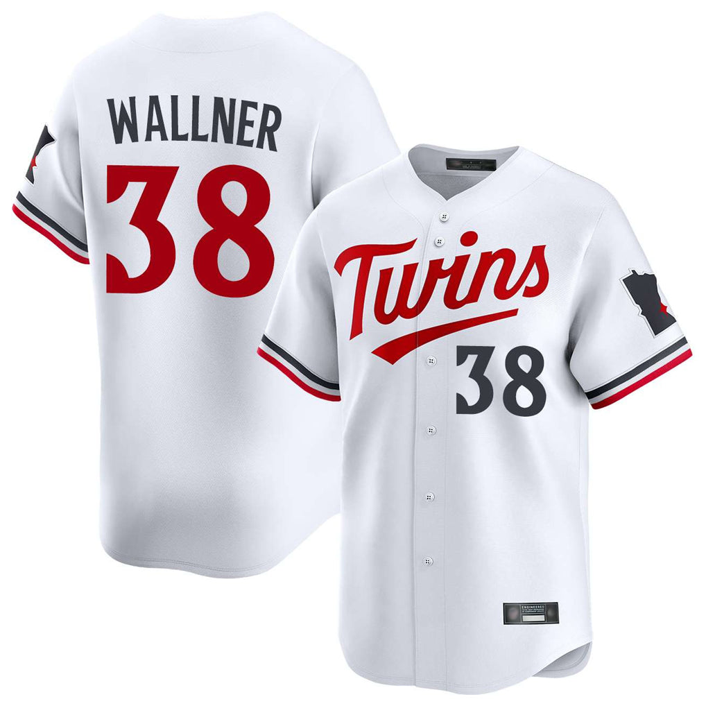 STECN M.Twins #38 Matt Wallner Player White Home Limited Stitched Jerseys