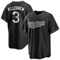 STECN M.Twins #3 Harmon Killebrew Player Black Home Game Stitched Jerseys