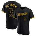 STECN M.Twins #3 Harmon Killebrew Player Black Snake Skin City Home Limited Elite Stitched Jerseys