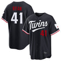 STECN M.Twins #41 Joe Ryan Player Navy Home Game Stitched Jerseys