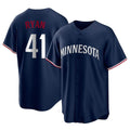 STECN M.Twins #41 Joe Ryan Player Navy Replica Alternate Home Stitched Jerseys