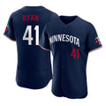 STECN M.Twins #41 Joe Ryan Player Navy Replica Home Limited Elite Stitched Jerseys