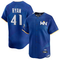 STECN M.Twins #41 Joe Ryan Player Royal City Connect Limited Home Stitched Jerseys