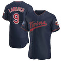 STECN M.Twins #9 Trevor Larnach Player Navy 60th Home Limited Elite Stitched Jerseys