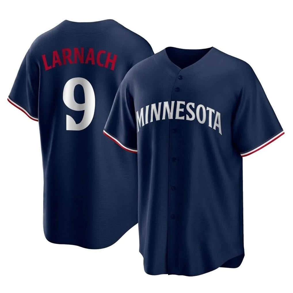 STECN M.Twins #9 Trevor Larnach Player Navy Replica Alternate Home Stitched Jerseys