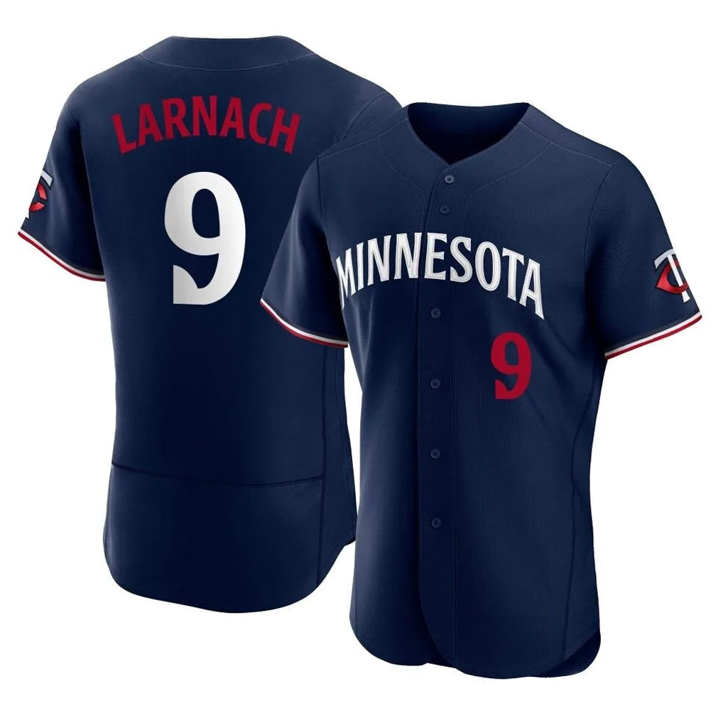 STECN M.Twins #9 Trevor Larnach Player Navy Replica Home Limited Elite Stitched Jerseys