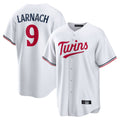 STECN M.Twins #9 Trevor Larnach Player White Home Game Stitched Jerseys