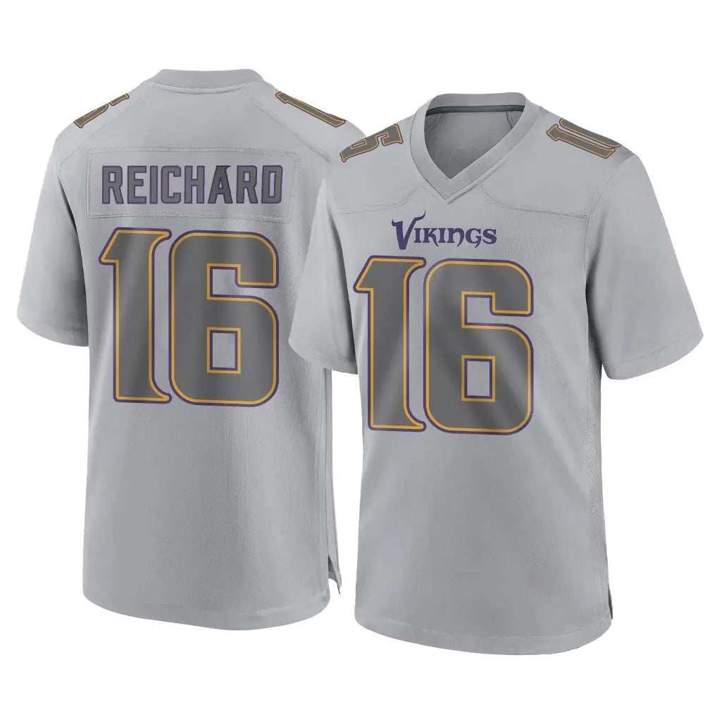 STECN MN.Vikings #16 Will Reichard Player Gray Atmosphere Fashion Home Game Stitched Jerseys