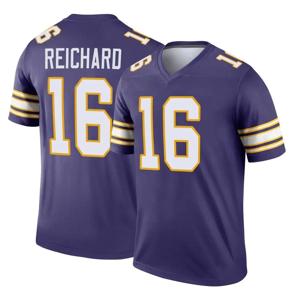 STECN MN.Vikings #16 Will Reichard Player Purple Limited Classic Home Game Stitched Jerseys