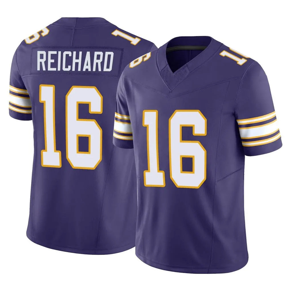 STECN MN.Vikings #16 Will Reichard Player Purple Limited Classic Vapor F.U.S.E. Home Game Stitched Jerseys
