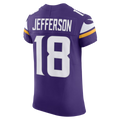 STECN MN.Vikings #18 Justin Jefferson Purple Team Vapor F.U.S.E. Elite Stitched Jersey