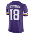 STECN MN.Vikings #18 Justin Jefferson Purple Team Vapor F.U.S.E. Stitched Limited Jerseys