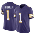 STECN MN.Vikings #1 Kyler Murray Player Purple Limited Classic Vapor F.U.S.E. Home Game Stitched Jerseys