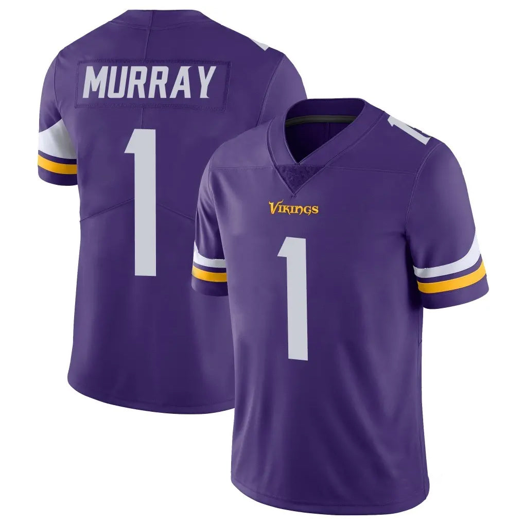 STECN MN.Vikings #1 Kyler Murray Player Purple Limited Vapor Untouchable Home Game Stitched Jerseys
