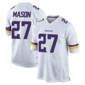 STECN MN.Vikings #27 Jordan Mason Player White Home Game Stitched Jerseys