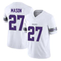 STECN MN.Vikings #27 Jordan Mason Player White Limited Alternate Vapor F.U.S.E. Home Game Stitched Jerseys
