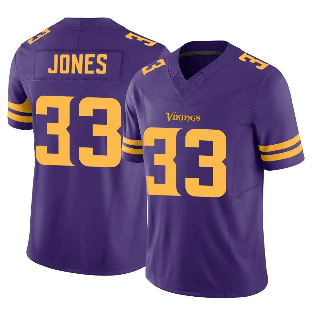 STECN MN.Vikings #33 Aaron Jones Sr. Player Purple Limited Alternate Vapor F.U.S.E. Home Game Stitched Jerseys