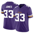 STECN MN.Vikings #33 Aaron Jones Sr. Player Purple Limited Vapor F.U.S.E. Home Game Stitched Jerseys