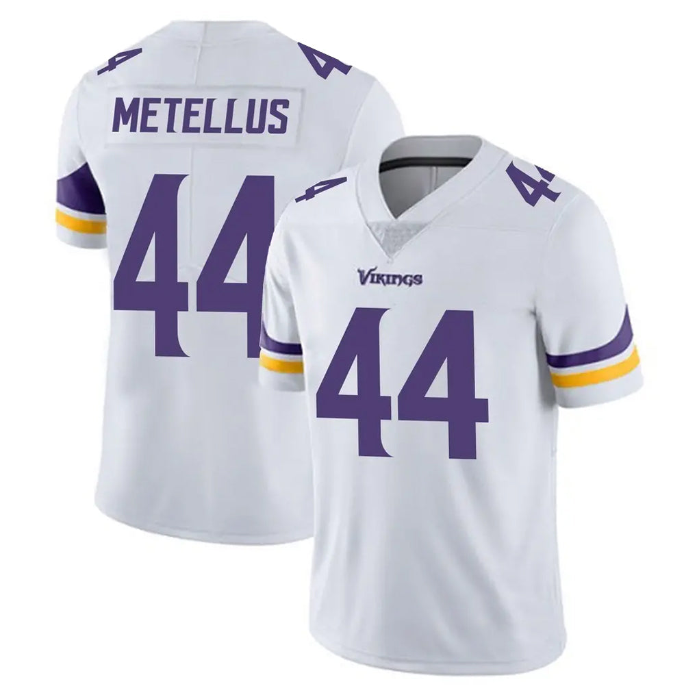STECN MN.Vikings #44 Josh Metellus Player White Limited Vapor Untouchable Home Game Stitched Jerseys