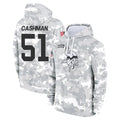 STECN MN.Vikings #51 Blake Cashman Player Arctic Camo Salute to Service Pullover Hoodies Limited Game Stitched Jerseys