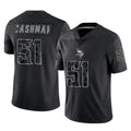 STECN MN.Vikings #51 Blake Cashman Player Black Reflective LImited Home Game Stitched Jerseys