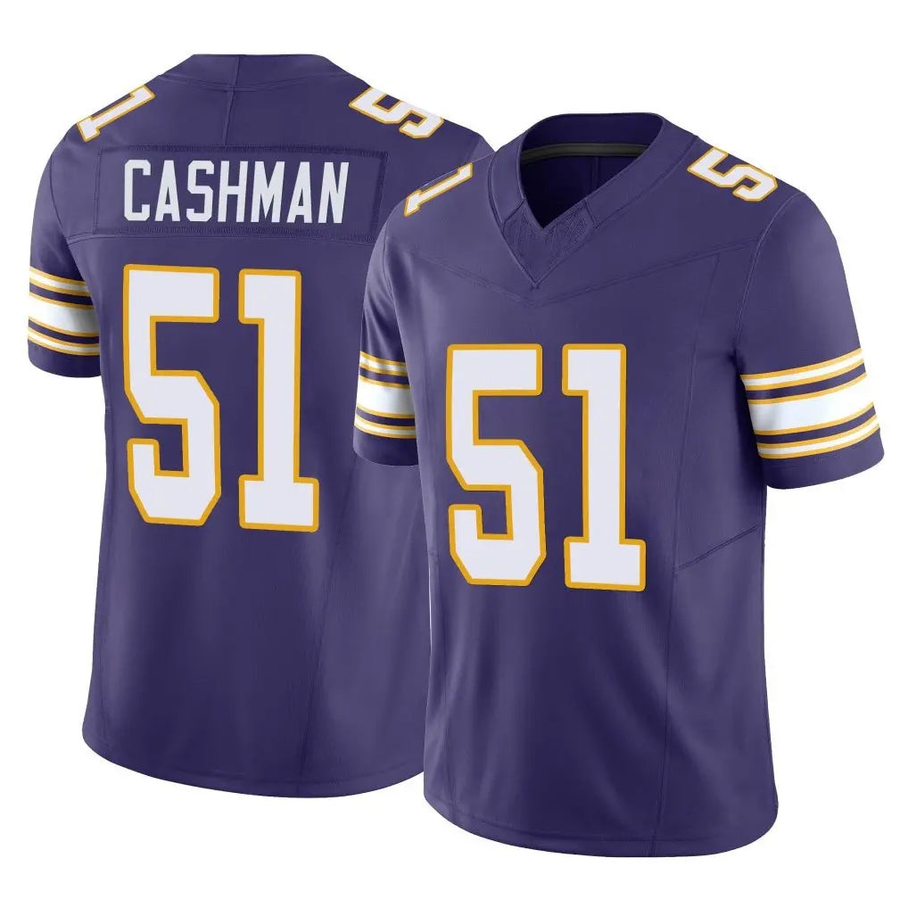 STECN MN.Vikings #51 Blake Cashman Player Purple Limited Classic Vapor F.U.S.E. Home Game Stitched Jerseys