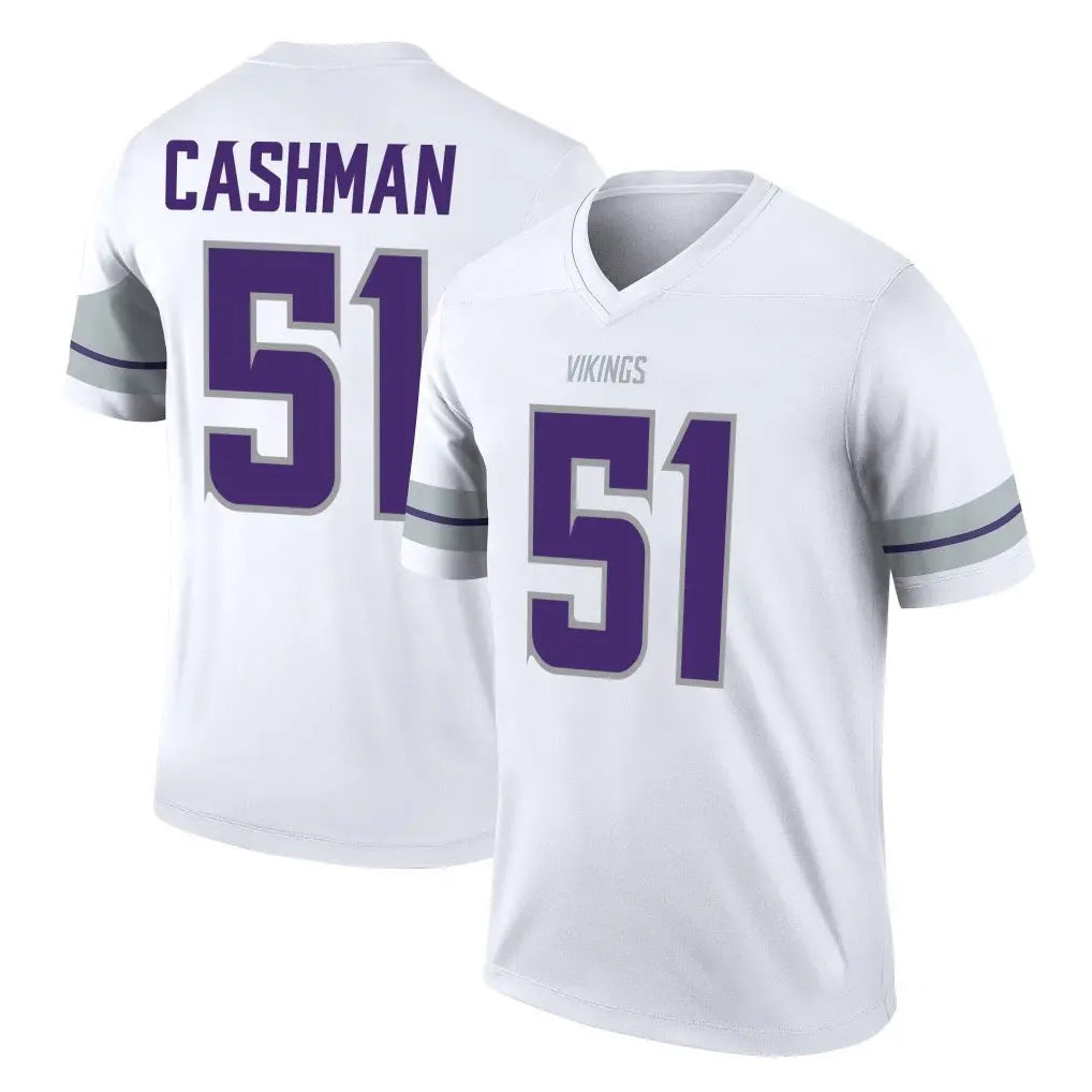 STECN MN.Vikings #51 Blake Cashman Player White Alternate Legend Home Game Stitched Jerseys