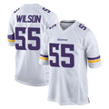 STECN MN.Vikings #55 Eric Wilson Player White Home Game Stitched Jerseys