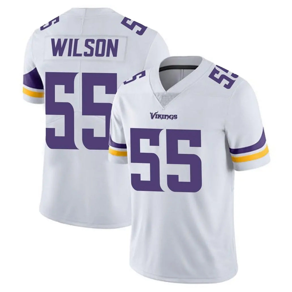 STECN MN.Vikings #55 Eric Wilson Player White Limited Vapor Untouchable Home Game Stitched Jerseys