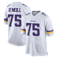 STECN MN.Vikings #75 Brian O'Neill Player White Home Game Stitched Jerseys