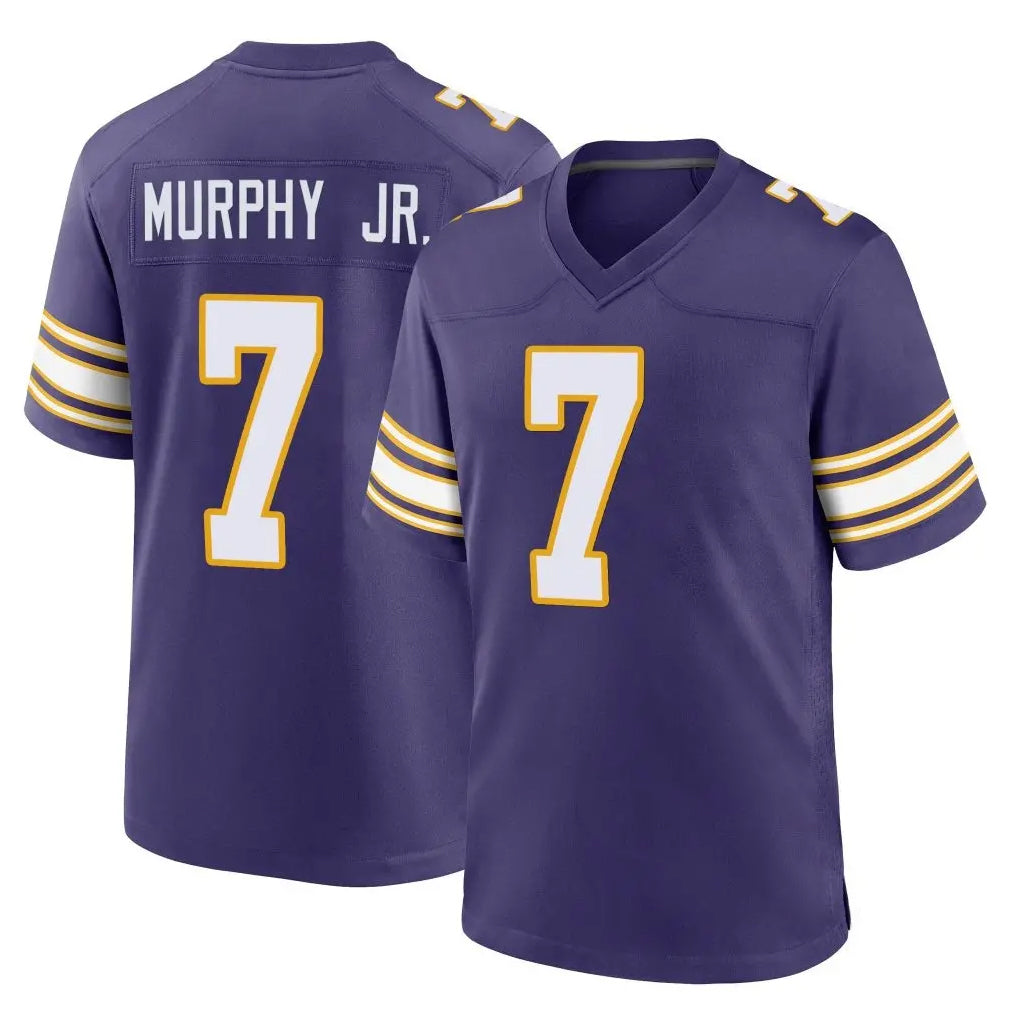 STECN MN.Vikings #7 Byron Murphy Jr. Player Purple Classic Home Game Stitched Jerseys