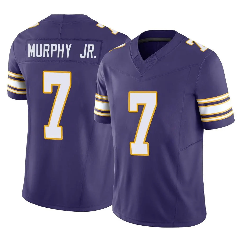 STECN MN.Vikings #7 Byron Murphy Jr. Player Purple Limited Classic Vapor F.U.S.E. Home Game Stitched Jerseys