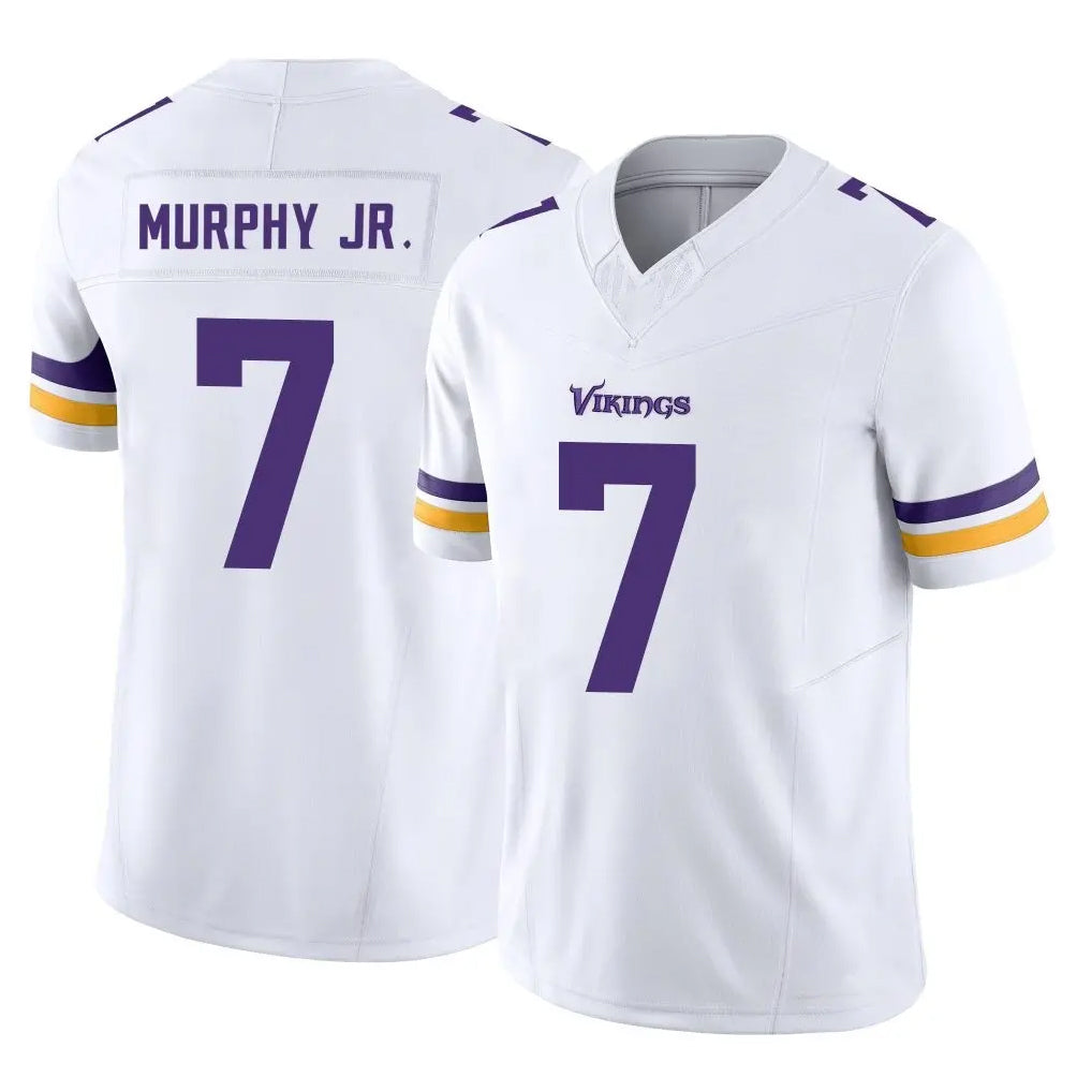 STECN MN.Vikings #7 Byron Murphy Jr. Player White Limited Vapor F.U.S.E. Home Game Stitched Jerseys