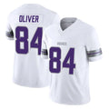 STECN MN.Vikings #84 Josh Oliver Player White Limited Alternate Vapor F.U.S.E. Home Game Stitched Jerseys