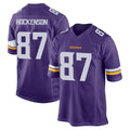 STECN MN.Vikings #87 T.J. Hockenson Player Purple Home Game Stitched Jerseys