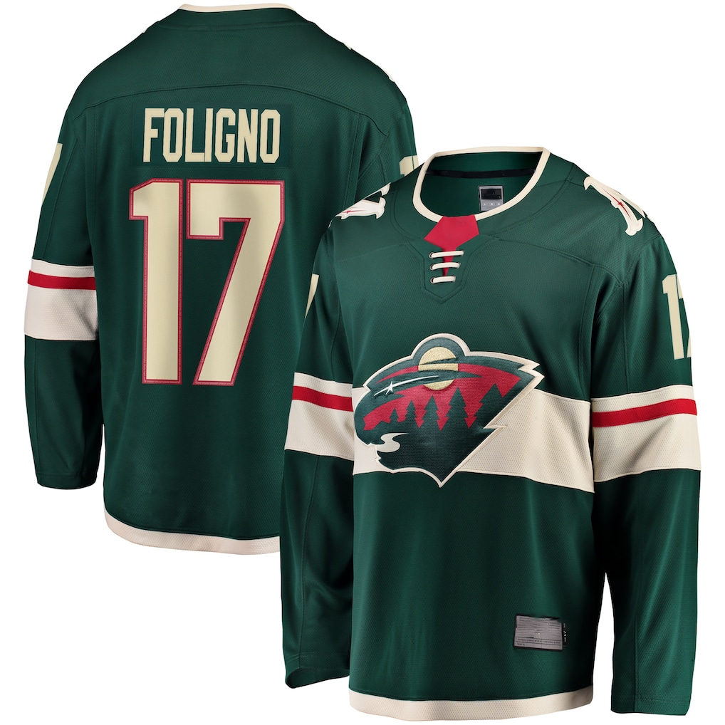 STECN M.Wild #17 Marcus Foligno Green Breakaway Jerseys