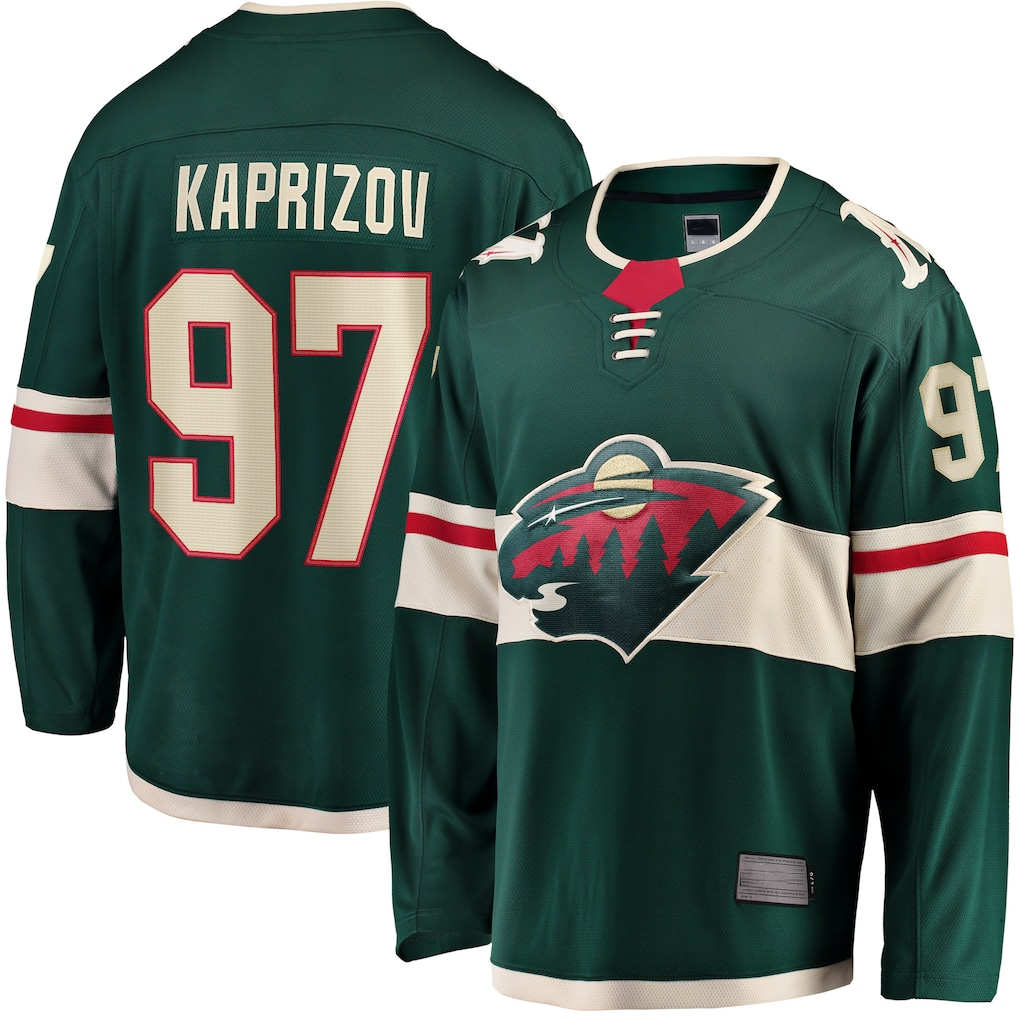 STECN M.Wild #97 Kirill Kaprizov Green Home Breakaway Replica Jerseys