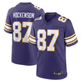 STECN MN.Vikings Secondary Alternate Game Football Jerseys - Purple - #87 T.J. Hockenson Player Stitched Jerseys