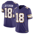 STECN MN.Vikings #18 Justin Jefferson Player Purple Vapor F.U.S.E. Limited Stitched Jerseys
