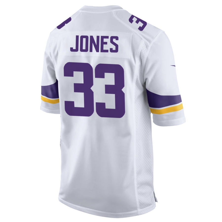 STECN MN.Vikings #33 Aaron Jones Player White Home Game Stitched Jerseys
