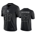 STECN MN.Vikings #87 T.J. Hockenson Player Black REFLECTIVE Limited Stitched Jerseys