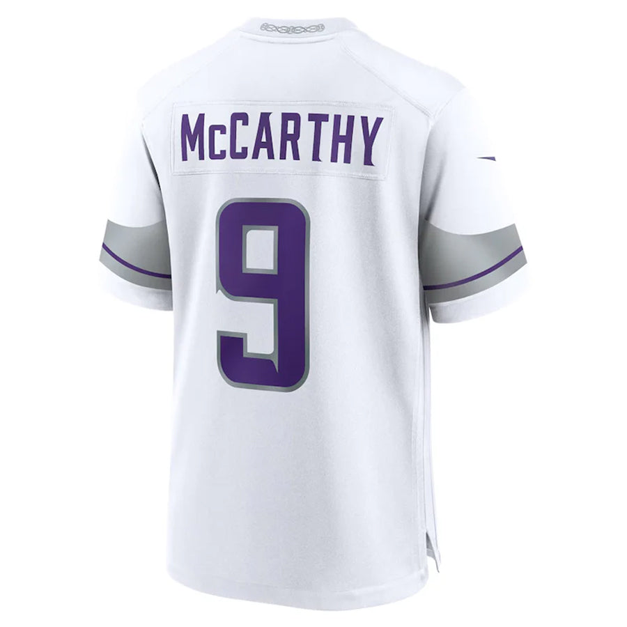 STECN MN.Vikings #9 J.J. McCarthy Player White Alternate Game Stitched Jerseys