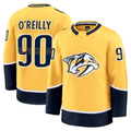 STECN N.Predators #90 Ryan O'Reilly Yellow Home Premium Jerseys