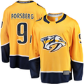 STECN N.Predators #9 Filip Forsberg Gold Home Breakaway Jerseys
