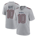 STECN NE.Patriots #10 Drake Maye Player Gray Fashion Limited Home Game Stitched Jerseys