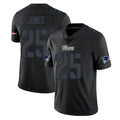 STECN NE.Patriots #25 Marcus Jones Player Black Impact LImited Home Game Stitched Jerseys