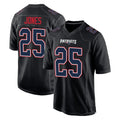 STECN NE.Patriots #25 Marcus Jones Player Carbon Fashion Limited Home Game Stitched Jerseys